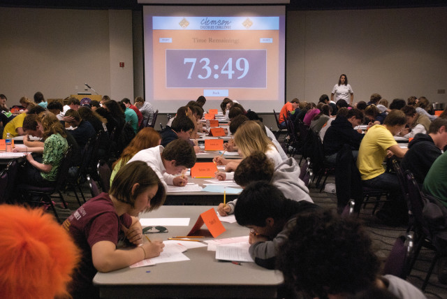 Students taking the test in 2009